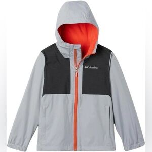 Columbia Rainy Trails Fleece Lined Jacket Youth Boys size medium